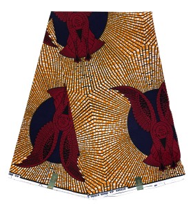 Wax real tissu pagne africain cire toile imprimé coupon 6 yards 100% coton
