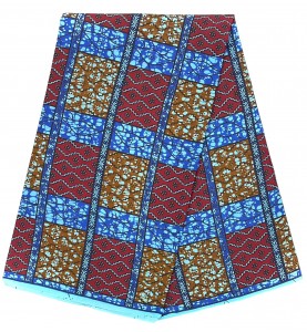 Wax Real tissu africain coton SANHE96 MULTI