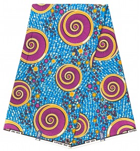 Wax SUPREME HOLLAND Coton SWA0826B BLEU ROSE